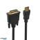 DVI HDMI Cable Maclean v1.4 2m MCTV 717 image 2