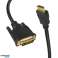 DVI HDMI Cable Maclean v1.4 2m MCTV 717 image 3
