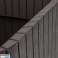 Pot de fleurs Keter Cube Wood Planter M marron photo 1