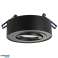 Spot LED encastré Maclean SPOT pour MR16/GU10 noir 94x32mm rond aluminium MCE462 B photo 3