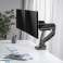 Support de bureau universel pour deux moniteurs Ergo Office. ressort à gaz 17" 35" 15kg. VESA 75x75 / 100x100. ER 446 photo 1