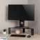Corner laptop / monitor stand Maclean. max. 20kg. tempered glass.  515x285x127mm. MC 935 image 1