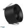 Recessed luminaire / tube Maclean round aluminium GU5.3 70x40mm black colour MCE457 B/B image 1