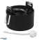 Recessed luminaire / tube Maclean round aluminium GU5.3 70x40mm black colour MCE457 B/B image 2