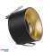 Indbygget lampe / rør Maclean punktformet rund aluminium GU5.3 70x40mm sort/guld MCE457 B/G billede 1