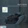 Touch light switch Maclean. single. SMART. Tuya APP. glass. white with round backlit button. 86x86mm. MCE715W image 3