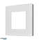 Glass frame Maclean single white 86x86mm MCE730W image 1