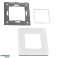 Glass frame Maclean single white 86x86mm MCE730W image 3