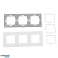 Glasrahmen Maclean dreifach weiß 228x86mm MCE731W Bild 2