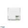 USB-aansluiting x2 met oplader Maclean dubbel 2.1A snel opladen wit MCE728W foto 1