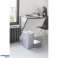 Lixeira Curver Flip 25L Prata foto 2