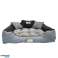 Hundebett 80 x 60 // 100 x 75 Dunkelgrau Bild 1