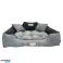 Dog Bed 100 x 80  //  115 x 95 Dark Grey image 1