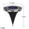 Lampada solare da giardino LED Maclean IP44. 12 LED SMD. 4000K. Ni MH 600 mAh. 0.7W. MCE318 foto 6