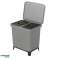 Waste bin SYSTEMA smooth gray image 1