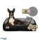 Prestige Honden Kattenbed 80x60 / 100x75 grijs zwart foto 1