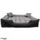 Hundebett ECCO 100x80 / 115x95 cm grau-schwarz Bild 6