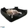 Cama para perro ECCO 100x80 / 115x95 cm negra fotografía 4