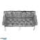 Ensemble de jardin gris 150x60x50cm 2 coussins 42x42 cm photo 1