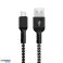Maclean stekkerdoos. verlengkabel 4 stopcontacten 2xUSB. met schakelaars. 250VAC/10A. 2.1A 5V. 1,5 m. wit. MCE229B USB M-kabel foto 6