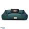 Removable Anti-Slip Dog Bed MM44 100x75cm Green KingDog image 2