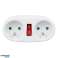 Steckdosenleiste Maclean mit 2 Steckdosen und Schalter Typ E 2x16A MCE337 E Bild 1
