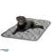 Hundematte Knochen Schwarz 100 x 70 cm Prestige Bild 1