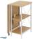 Maclean loft folding desk dimensions: 107x45x75cm max 150 kg with top light beech MC 411 W image 1