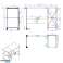 Maclean loft folding desk dimensions: 107x45x75cm max 150 kg with top light beech MC 411 W image 5