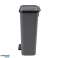 Compatta 23 pedal waste bin 23Lgray/black image 2