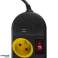 Maclean Steckdosenleiste 4 USB A / C Steckdosen mit Schaltern 250VAC/10A 1.5m Schwarz MCE508 B Bild 4