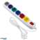 Maclean Power Strip 6 Sockets with Switch 250VAC/10A 1.5m MCE509 W image 1