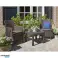 Садові меблі ROSARIO BALCONY SET коричнево-бежевий зображення 1