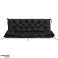 GARDEN SET 120x60x50CM 2 CUSHIONS 42X42 CM BLACK image 1