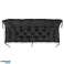GARDEN SET 120x60x50CM 2 CUSHIONS 42X42 CM BLACK image 2