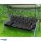 GARDEN SET 120x60x50CM 2 CUSHIONS 42X42 CM BLACK image 3