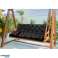 GARDEN SET 120x60x50CM 2 CUSHIONS 42X42 CM BLACK image 4