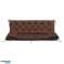 HAGESETT 100x60x50CM 2 PUTER 42X42 CM BRUN bilde 1