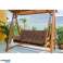 HAGESETT 100x60x50CM 2 PUTER 42X42 CM BRUN bilde 4