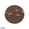 HAGESETT 100x60x50CM 2 PUTER 42X42 CM BRUN bilde 5