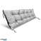 GARDEN CUSHION 120X40 CM LIGHT GREY image 1