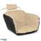 GARDEN CUSHION STORK NEST 112x113CM WITH HEADREST BEIGE image 1