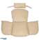 GARDEN CUSHION STORK NEST 112x113CM WITH HEADREST BEIGE image 2