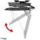 Maclean electric ceiling TV mount. TUYA support. max VESA 600x400. 90°C turnover. pilot. 32&quot; 75&quot;. 35kg. MC 490 image 6