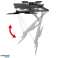 Maclean electric ceiling TV mount. TUYA support. max VESA 600x400. 90°C turnover. pilot. 23&quot; 65&quot;. 30kg. MC 491 image 6