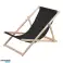 Set om 4 liggstolar. svarta. monterade. woodok bild 1