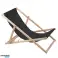 Set om 4 liggstolar. svarta. monterade. woodok bild 2