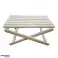 Set de transat table 2 transats Rayures rouges WOODOK photo 3