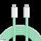 USB Type-C-kabel USB Type-C 100 W 1 5 m grønn Kruger&amp;Matz Basic bilde 1