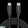 Кабель USB типу C   USB типу C 100 Вт 2,5 м Kruger&amp;Matz Basic зображення 1